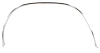 2932111 Wheel Opening Molding 1968-70 Charger; Front; LH Drivers Side - image 1