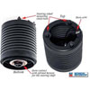 Rim Blow "Crushed Can" Steering Wheel Hub 1970-1971 Mopar E-Body (With Rim Blow Steering Wheel) - image 3