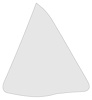 29710ARC Quarter Window Glass-1964-66 Mustang; Clear; Coupe; Passenger Side - image 1
