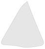 29710BLC Quarter Window Glass-1964-66 Mustang; Clear; Convertible; Drivers Side - image 1