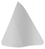 29710CRS Quarter Window Glass-1967-68 Mustang; Coupe; Smoke Gray Tint; RH - image 1