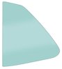 29710GLT Quarter Glass-1969-70 Mustang Fastback; Light Green Tint; Drivers Side - image 2