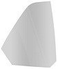 29710HRS Quarter Window Glass-1971-73 Mustang; Fastback; Smoke Gray Tint; RH - image 1