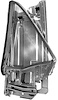 29959C Rear Quarter Window Assembly-1967-68 Mustang; Clear Glass; Coupe; with Track; Passenger Side - image 1