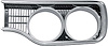 2998013 Headlamp Bezel-1970 Plymouth Road Runner; Drivers Side - image 1