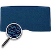 300012 1969 F-Body; Loop Fold Down Seat Back Carpet; Dark Blue - image 1