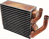 3005395 Heater Core Assembly-1964-66 Chevrolet. GMC Pikup, Panel, Suburban; with Economy Heater; Copper/Brass - image 1