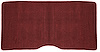 1969 Camaro / Firebird Red Loop Fold Down Rear Seat Carpet - image 1