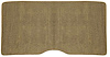 310005 1969 Firebird, Carpet;, For Fold Down Rear Seat,; Loop, Gold - image 1