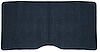 1969 Camaro / Firebird Dark Blue Loop Fold Down Rear Seat Carpet - image 1