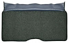310013 1969 Camaro/Firebird, Carpet;, For Fold Down Rear Seat,; Loop, Dark Green - image 1