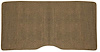1969 F-BODY OER REAR FOLD DOWN SEAT LOOP CARPET MEDIUM SADDLE - image 1
