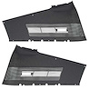 310A06A Inner Rear Quarter Trim Panels-1967-68 Mustang Fastback; Upper; Pair - image 1
