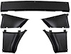 31112A Fastback Interior Quarter Trim Panel Set-1967-68 Ford Mustang; Upper/Lower; 5 Piece Set - image 1