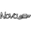 328740 Nova with Bow Tie Hood and Trunk Nameplate Emblem for 1973 Chevy Nova - image 1