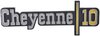 328854 Front Fender Emblem 1973-74 Chevrolet; Cheyenne 10; Each - image 3