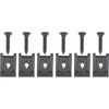 333799 Headlamp Bezel Hardware Set 1974-77 Camaro Z28 - image 2