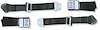 Front Seat Belt for 1965-1966 GM Passenger Cars [Black] - image 1