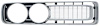 3442894 Front Grill 1971 Dodge Charger; Silver; Passenger Side; OER - image 1