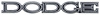 3443554 Trunk Lid Emblem 1971 Challenger, Dart, Demon, Charger; "Dodge" Hood, Grill - image 1