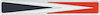 3464348 Front Bumper Vertical Nose Emblem for 1971-1972 Dodge Charger - image 1