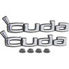 3510863 Door Panel Emblems 1970-74 Plymouth Cuda - image 2