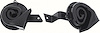 35193 Horn Assembly-1964 Chevrolet Impala, Bel Air, Biscayne; with Delco-Remy; Pair - image 1
