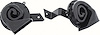 35200 OE Style Horns-1965 Chevrolet Impala/Full-Size-With Hi/Low (Pair) - image 1