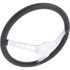 355431 15 Inch GT3 Classic Style Steering Wheel with Foam Grip and Polished Spokes - image 3