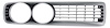 Front Grille 1972 Dodge Charger - Passenger Side - Silver Finish - image 1