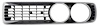 Front Grille 1972 Dodge Charger - Driver Side - Silver Finish - image 1