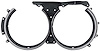 Headlight Shield 1972 Dodge Charger, Passenger Side - image 1