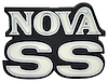 358746 Grill Emblem 1975-76 Chevrolet Nova; SS ; GM Licensed - image 1