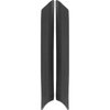 3598701 Windshield Pillar Pads 1967-68 Ford Mustang; Black - image 1