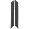 3598701 Windshield Pillar Pads 1967-68 Ford Mustang; Black - image 2