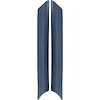 3598708 1967-68 Ford Mustang, Windshield Pillar Pads, Blue - image 1
