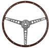 3600V2  Deluxe Woodgrain Steering Wheel 1965-66 Ford Mustang - image 1