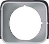 Standard Headlight Bezel for 1975-1978 Chevy Nova [Left/Driver Side, Silver] - image 1