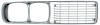 Passenger Side Front Grille Assembly 1973-1974 Dodge Charger SE - Chrome Finish - image 1