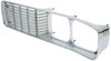 Driver Side Front Grille Assembly 1973-1974 Dodge Charger SE - Chrome Finish - image 3
