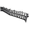3672643 Front Grille 1973-74 Road Runner, GTX, Satellite Sebring Plus; Black with Silver Accents - image 1