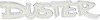 Fender/Tail Panel Emblem 1972-1976 Duster - image 1