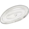 3735480  Back Up Light Oval Cover Delete Plate 1957 Chevy Bel Air, 150, 210 - image 3