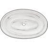 3735480  Back Up Light Oval Cover Delete Plate 1957 Chevy Bel Air, 150, 210 - image 4