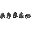 375480S Emblem Barrel Clips; 1948-UP Ford Car, Pickup Truck; For 1/8 inch Stud; Fits 1/4 inch Hole Diameter; 5-Pack - image 1