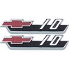 3796920  "Bow Tie 10" Cowl Panel Emblems 1962 Chevy Pickup, Panel and Suburban - image 1