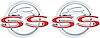 3813889 Quarter Panel Emblems for 1962 Chevy Impala SS - image 1