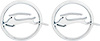 3822641 Quarter Panel Emblems-1962 Impala; Pair - image 1