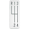 Console Shift Plate 1963 Chevy Impala - image 1