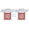 3838641  "Bow Tie 10" Front Fender Emblems 1964 Chevy Pickup, Panel, Suburban - image 2